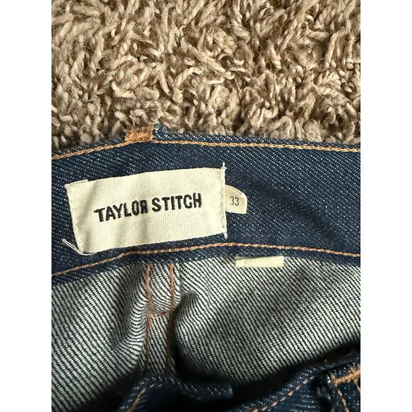 Taylor Stitch Men’s Jeans Size 33x29 Slim Straight Medium Wash Organic Cotton - Picture 3 of 8